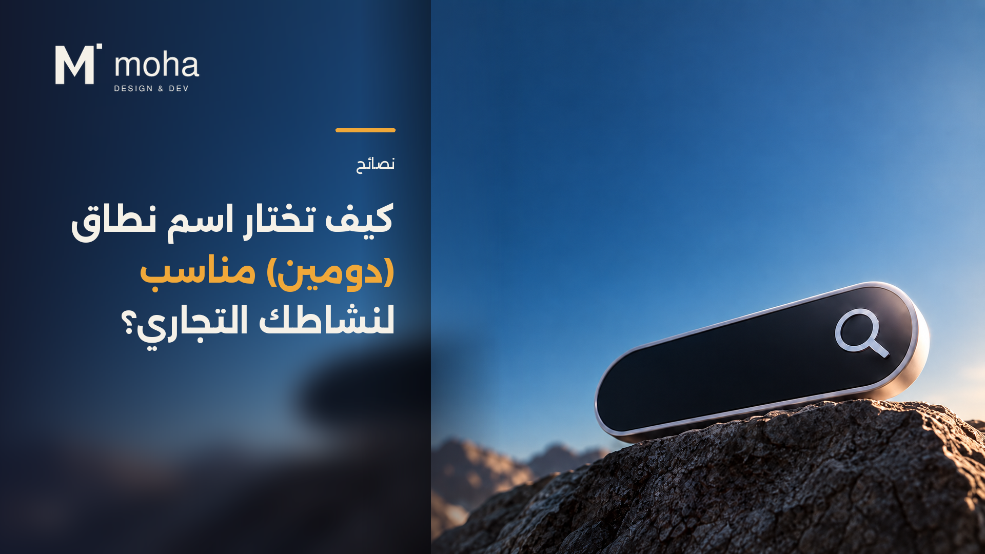 كيف تختار اسم نطاق (دومين) مناسب لنشاطك التجاري؟
